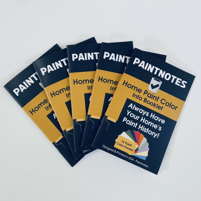 Paint Color Tracker Organizer PaintNotes Paint Notes Interior Paint Store Paint Information Buy Paint Exterior Paint details 5 pack