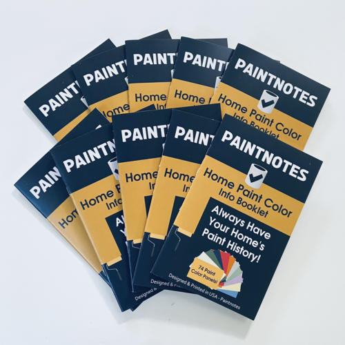 Paint Color Tracker Organizer PaintNotes Paint Notes Interior Paint Store Paint Information Buy Paint Exterior Paint details 10 pack